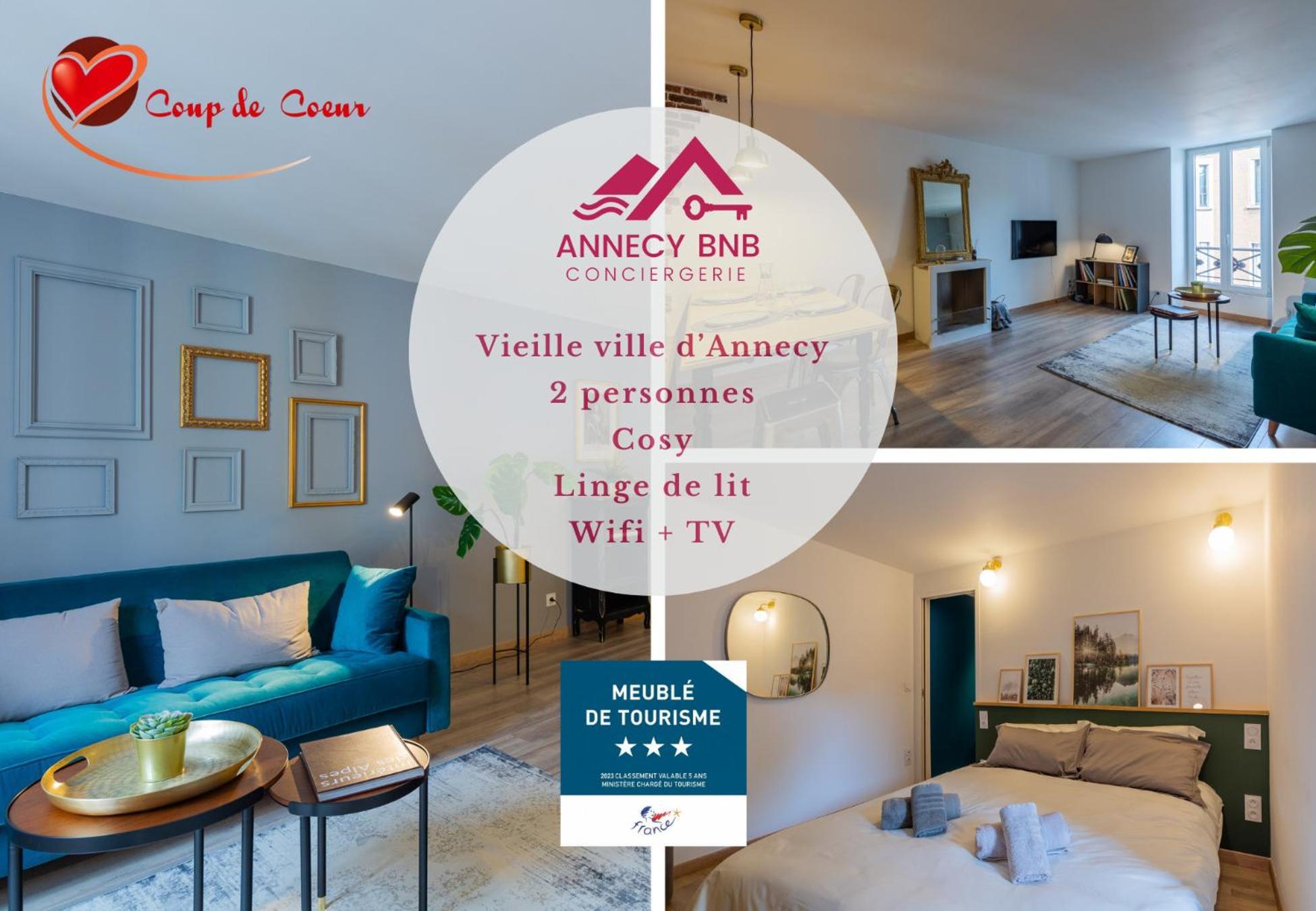 Les Cordeliers: 2 Pers, Cosy & Coeur Vieille Ville Анси Экстерьер фото